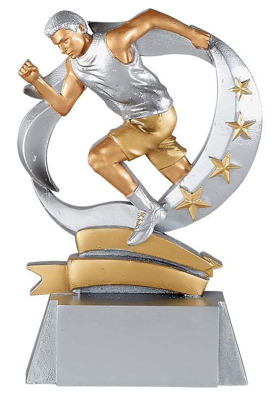 Laufen 3D Pokal Mann