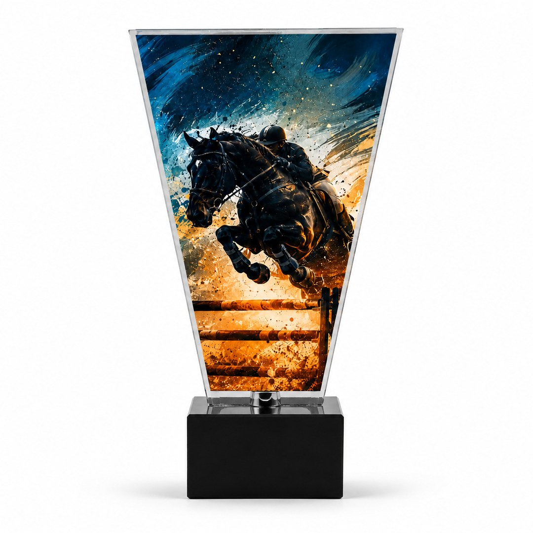 Signature Glaspokal Reiten