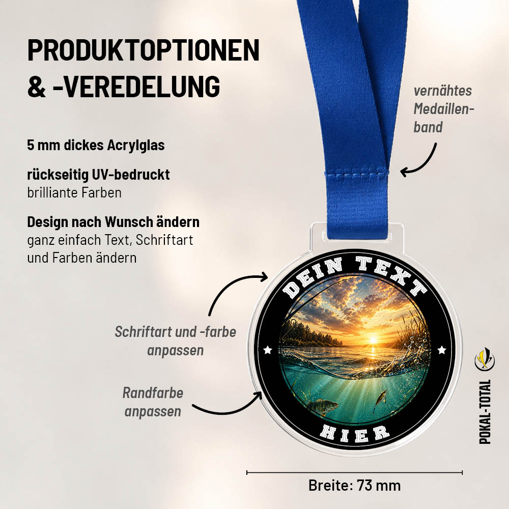 Signature Medaille Angeln