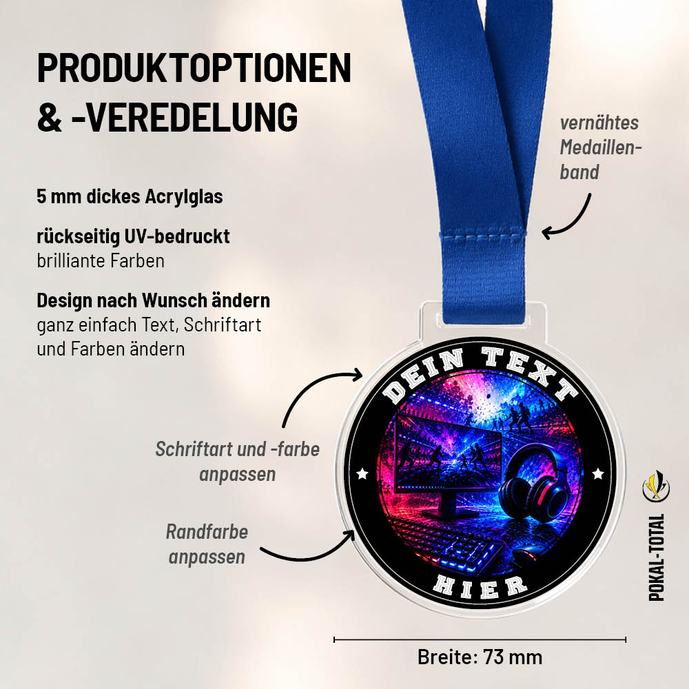 Signature Medaille Gaming / E-Sport PC
