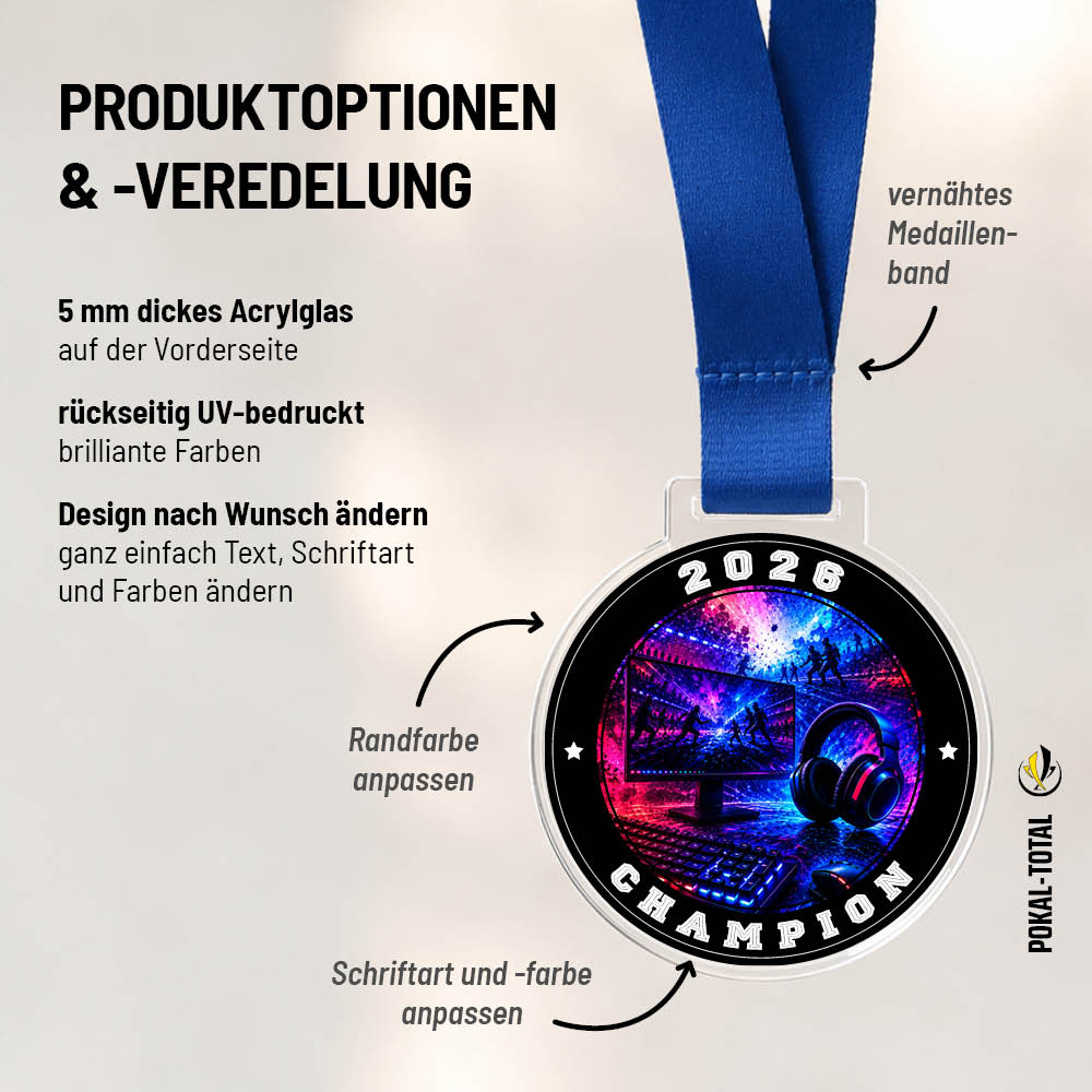 Signature Medaille Gaming / E-Sport PC