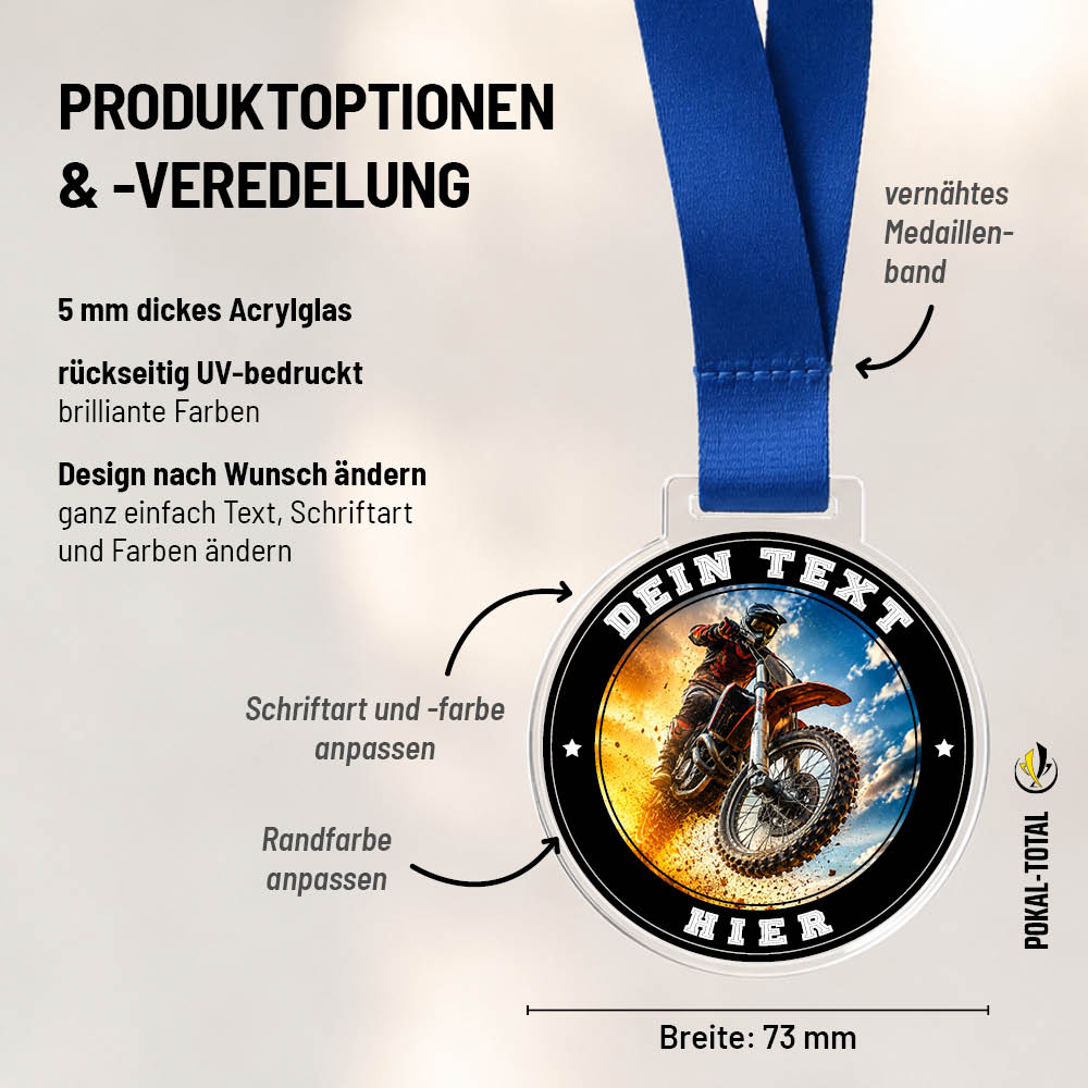 Signature Medaille Motocross