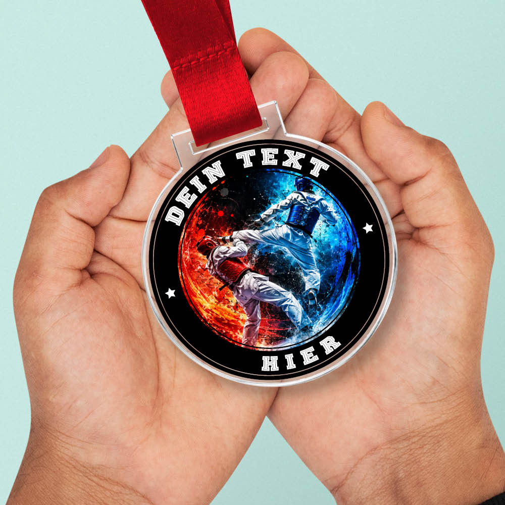 Signature Medaille Taekwondo