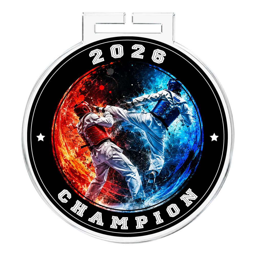 Signature Medaille Taekwondo