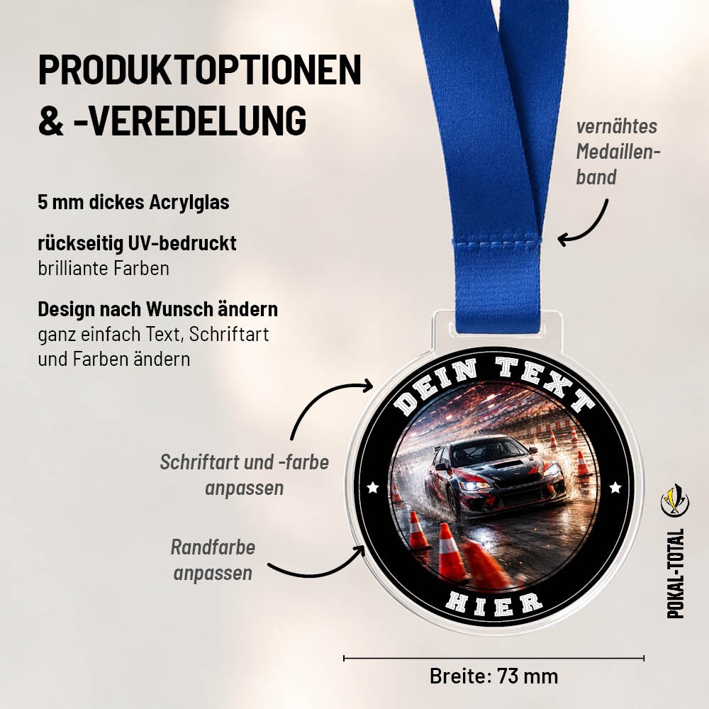 Signature Medaille Autoslalom