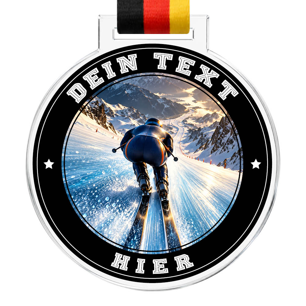 Signature Medaille Skilanglauf Wettkampf – Produktansicht