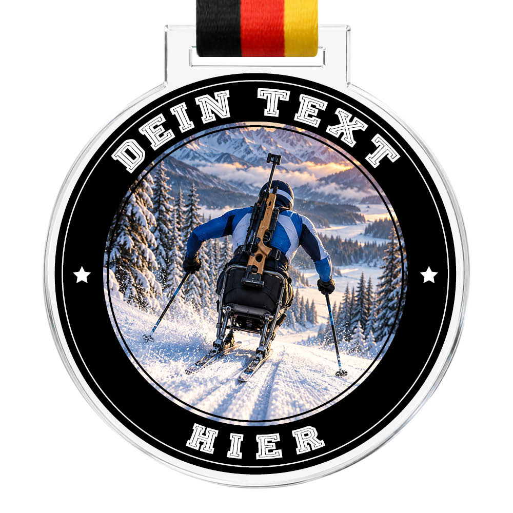Signature Medaille Para Skifahren – Produktansicht