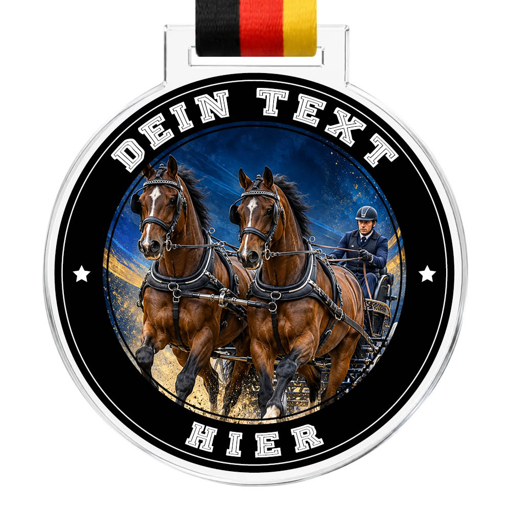 Signature Medaille Fahrsport – Produktansicht