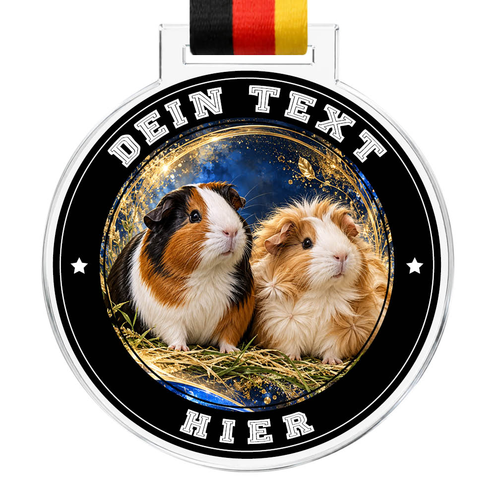 Signature Medaille Meerschweinchen – Produktansicht