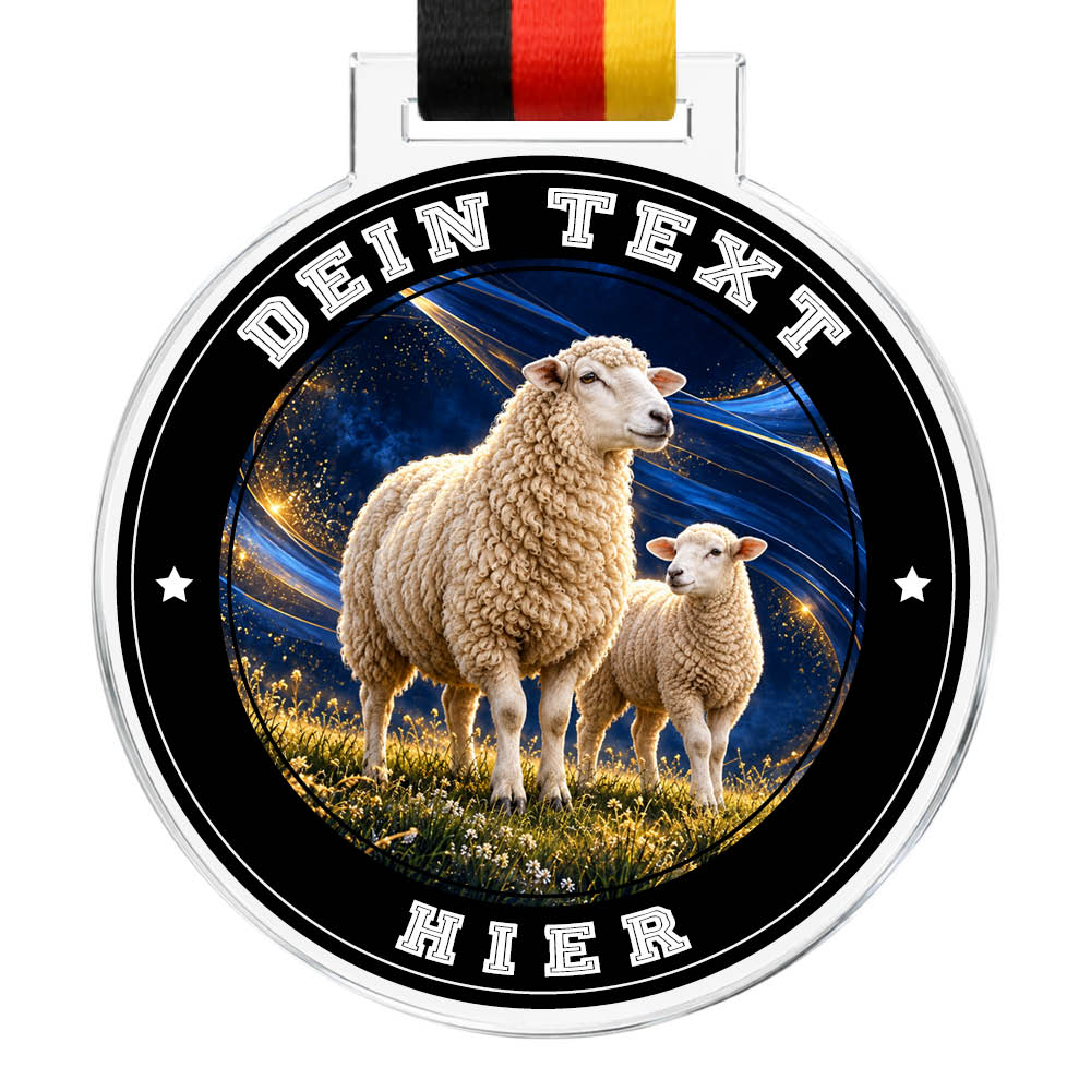 Signature Medaille Schafe – Produktansicht