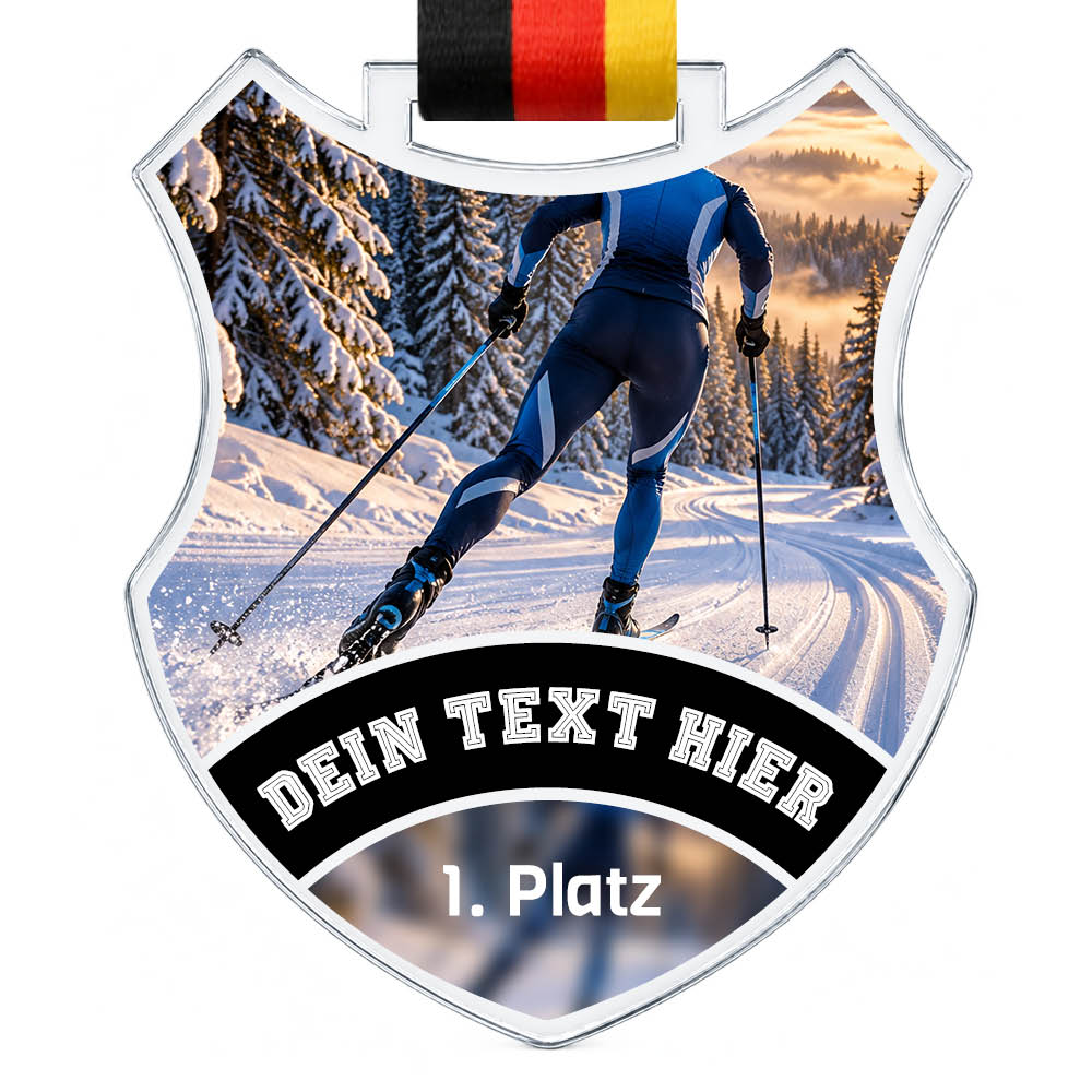 Signature Medaille Skilanglauf – Produktansicht