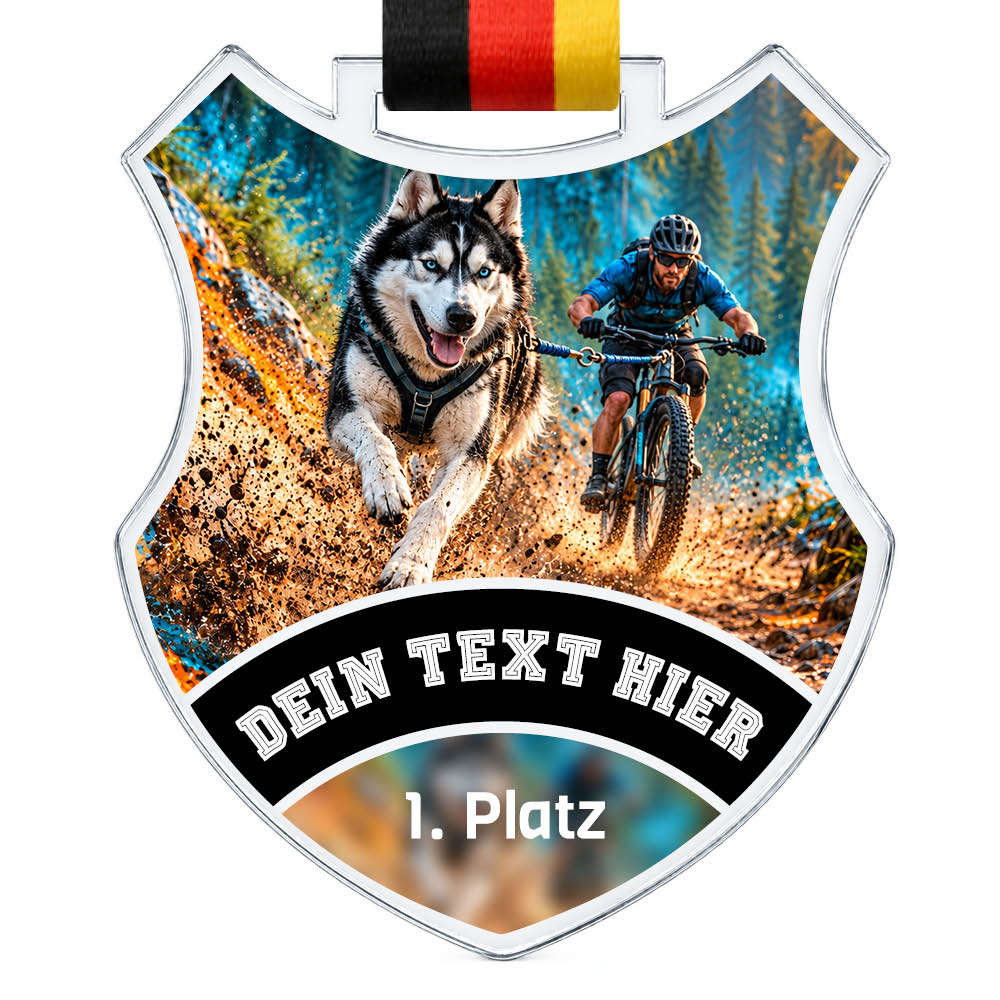 Wappen Medaille Bikejoering – Produktansicht