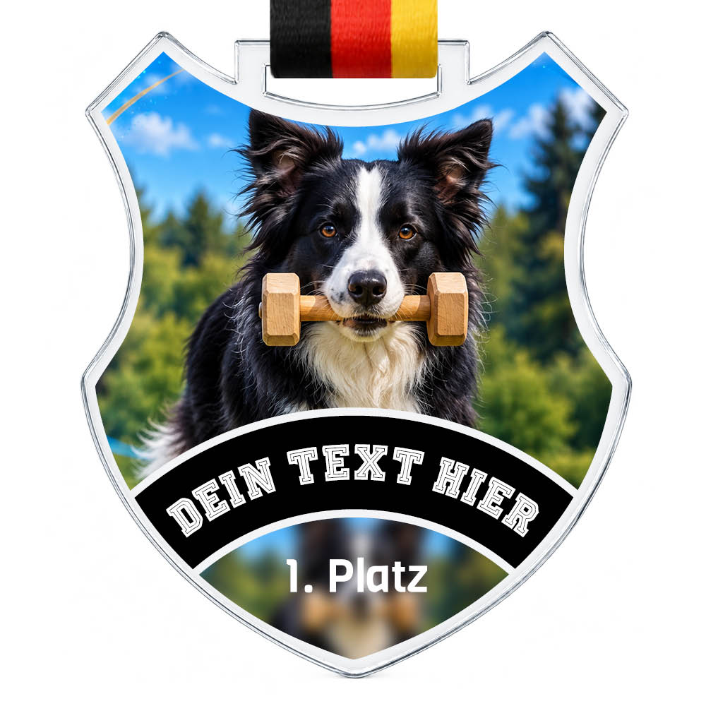 Wappen Medaille Obedience – Produktansicht