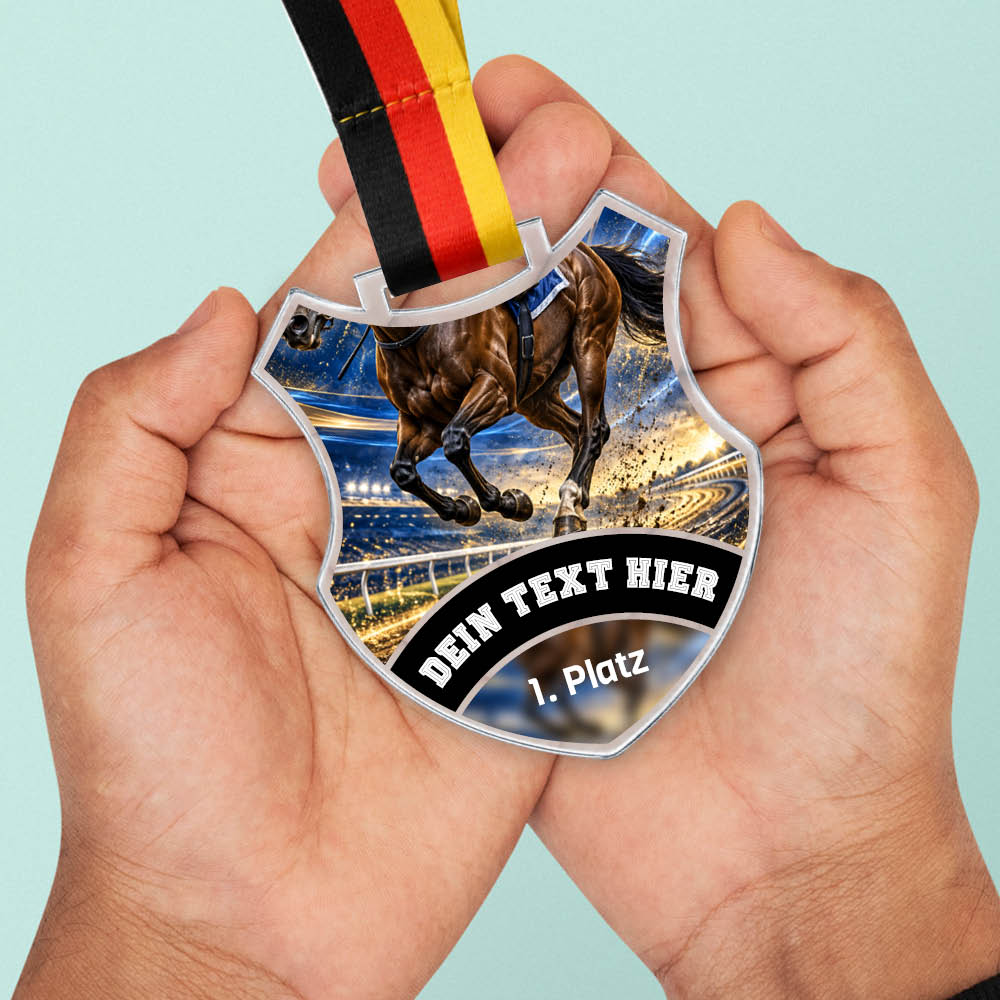 Wappen Medaille Galopprennen – weitere Ansicht