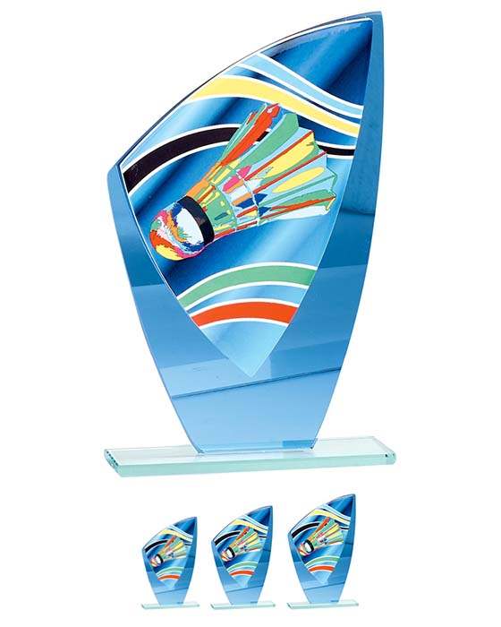 Badminton Glaspokal verspiegelt