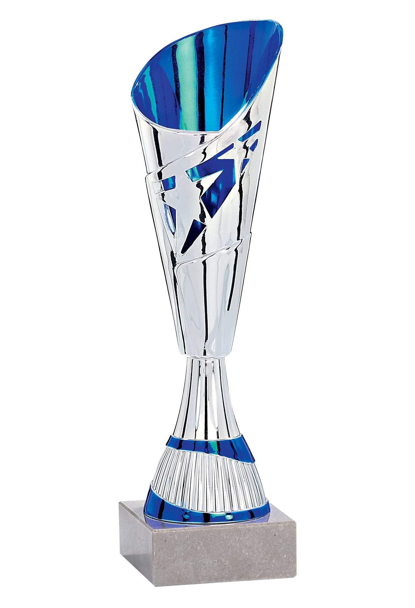 Pokal Düsseldorf Blau Silber