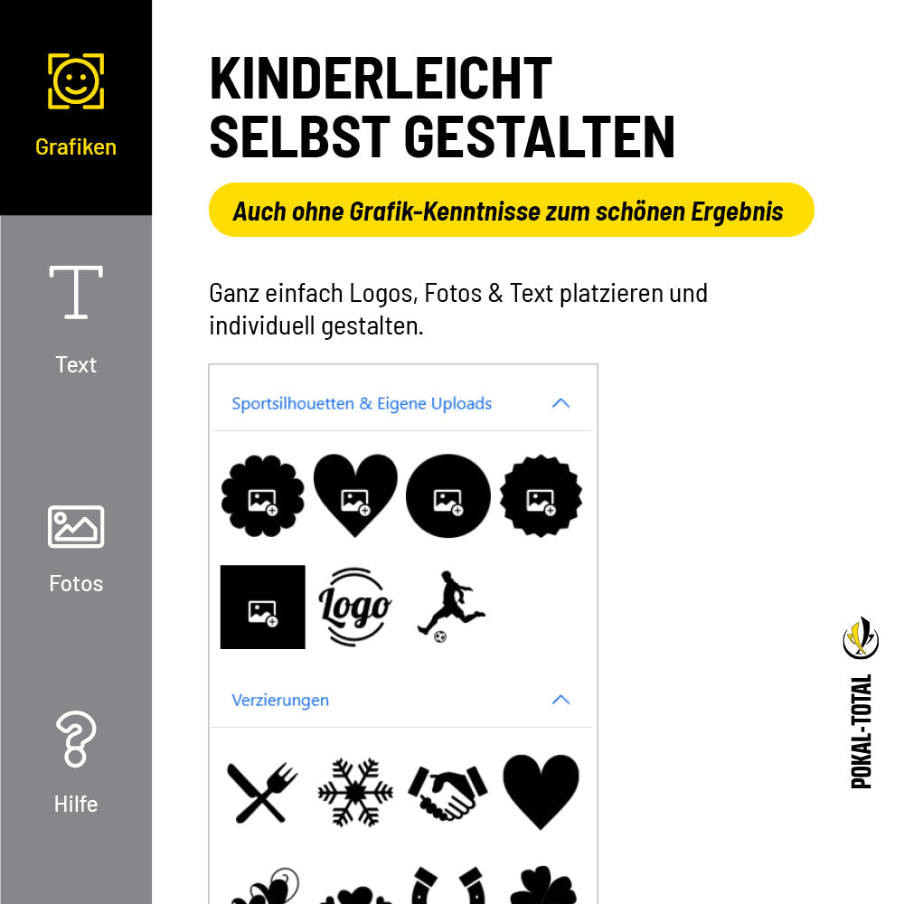 Signature Glaspokal Fußball Fairplay Weiblich – Beispiele für personalisierte Sockelschilder