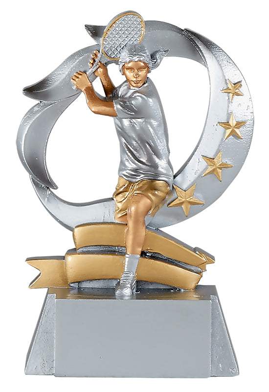 Tennis 3D Pokal Frau