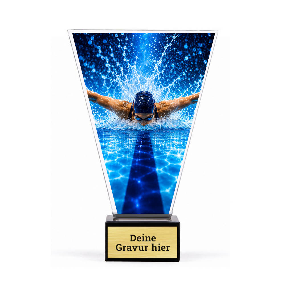Signature Glaspokal Schwimmen weiblich
