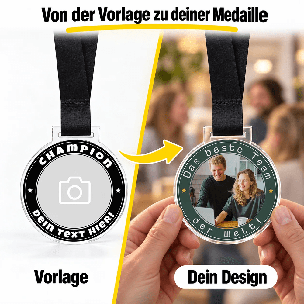 Signature Medaille selbst gestalten