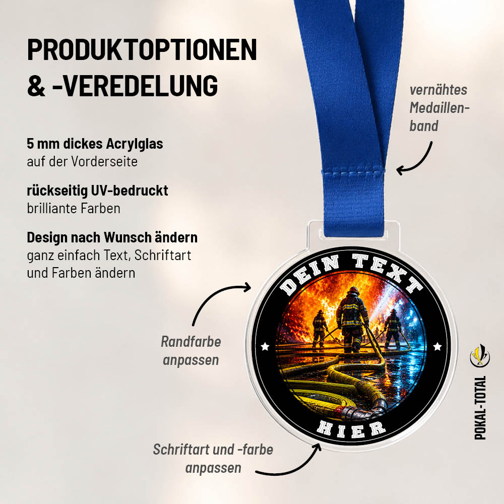 Signature Medaille Feuerwehr