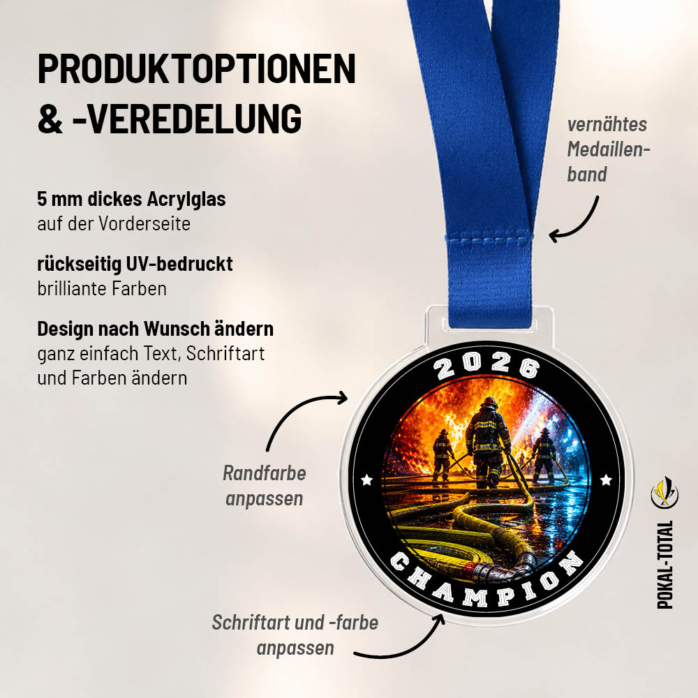 Signature Medaille Feuerwehr