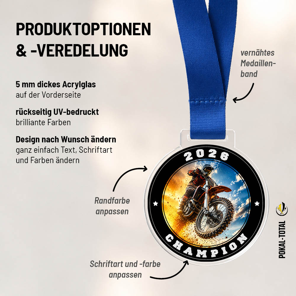 Signature Medaille Motocross