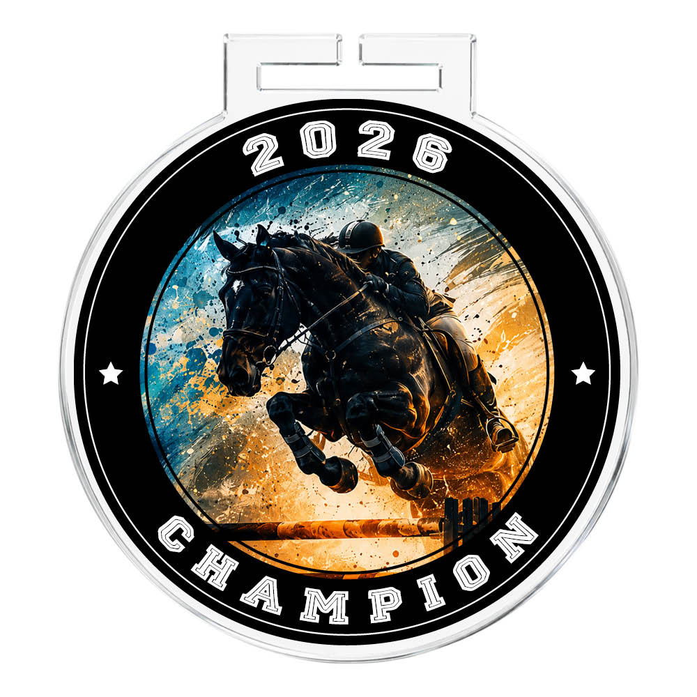 Signature Medaille Springreiten