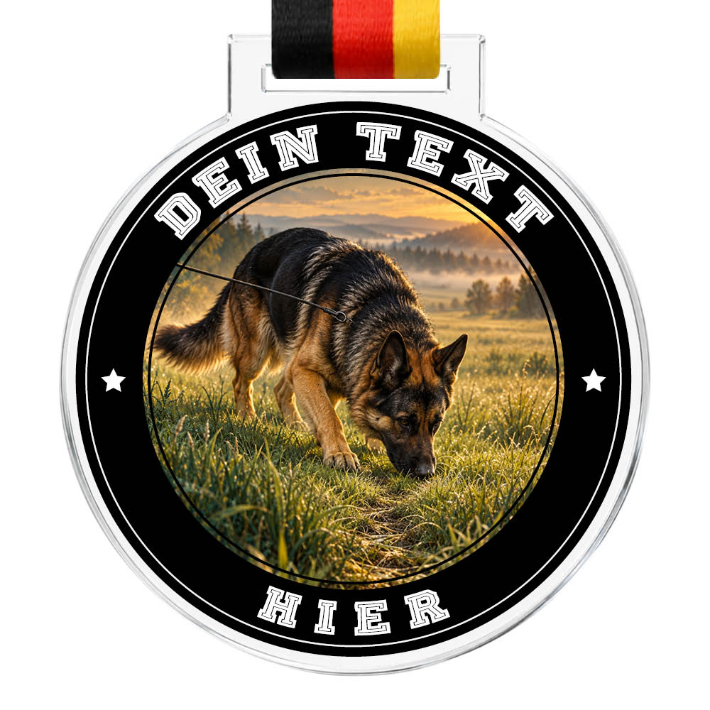 Signature Medaille Fährtenhundsport – Produktansicht