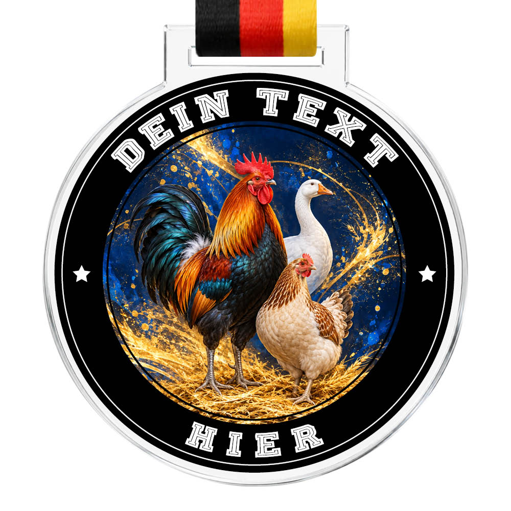Signature Medaille Geflügelzucht – Produktansicht