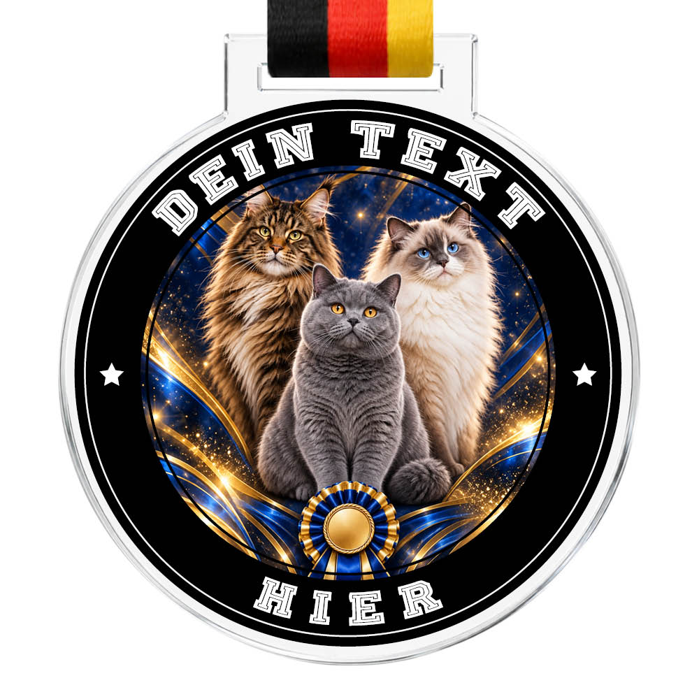 Signature Medaille Katzenausstellungen – Produktansicht