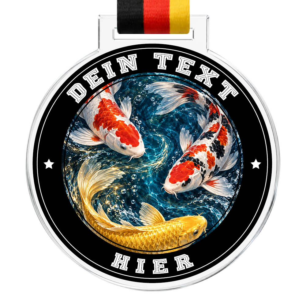 Signature Medaille Koi – Produktansicht
