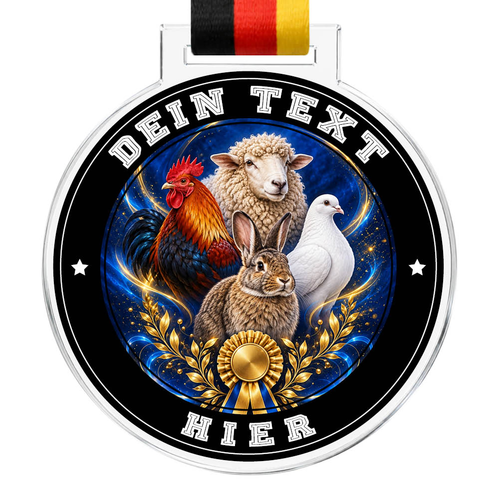 Signature Medaille Tierzucht & Tierschauen – Produktansicht