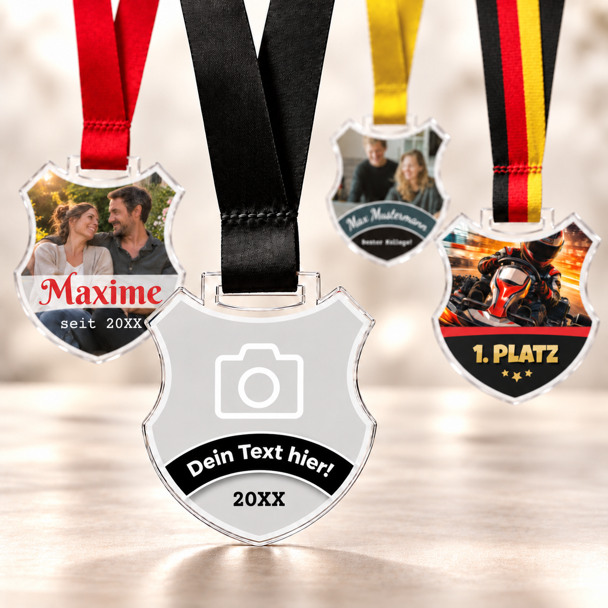 Wappen Medaille selbst gestalten