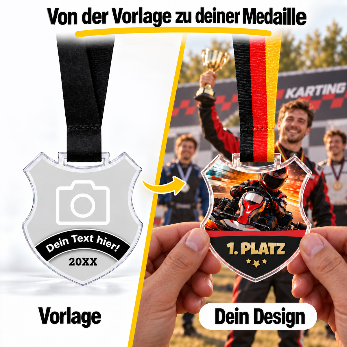 Wappen Medaille selbst gestalten