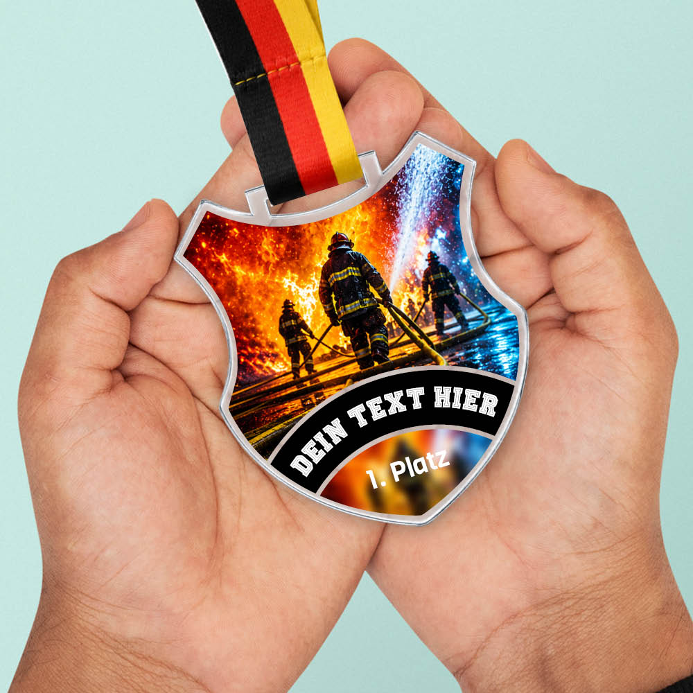 Wappen Medaille Feuerwehr