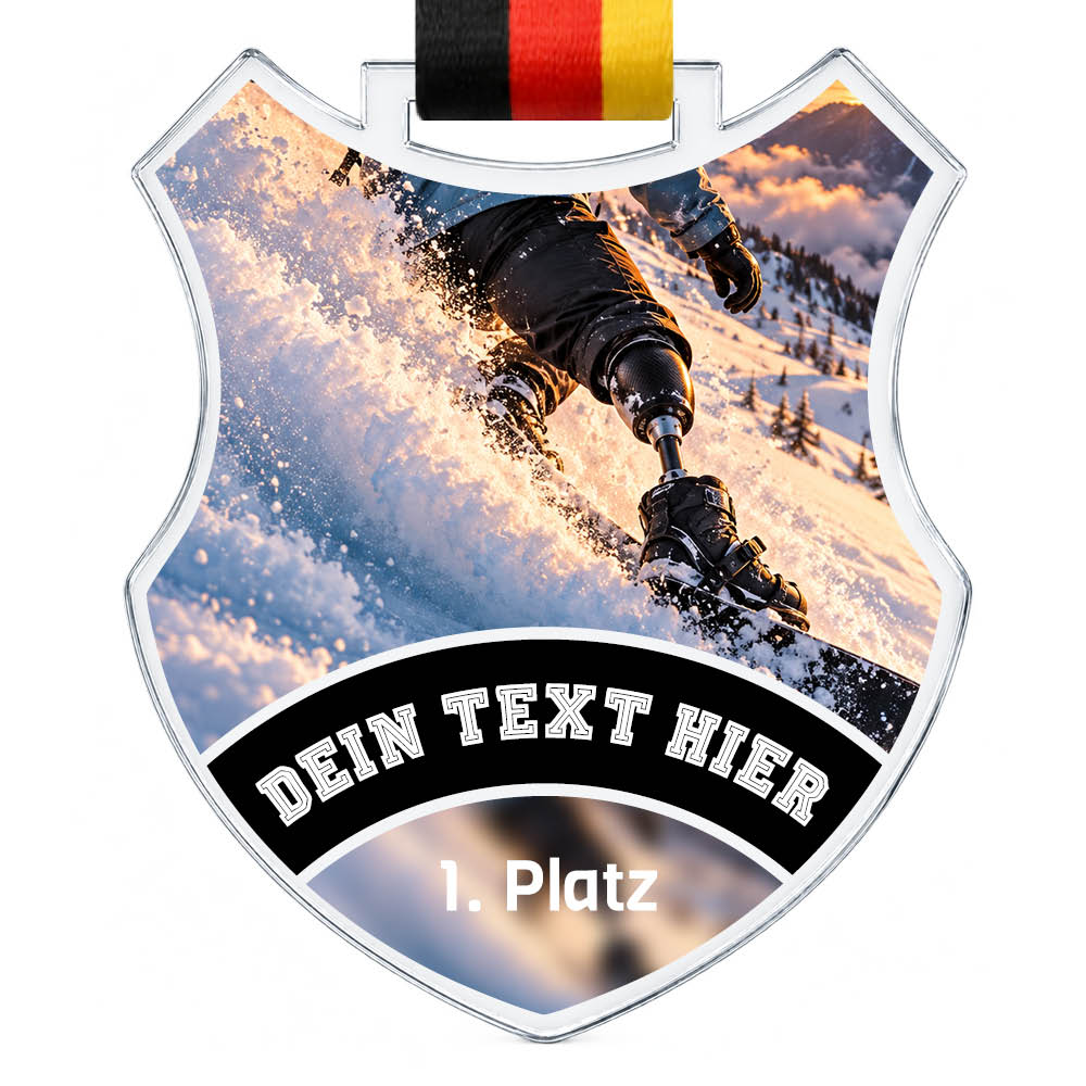 Signature Medaille Para Snowboard – Produktansicht