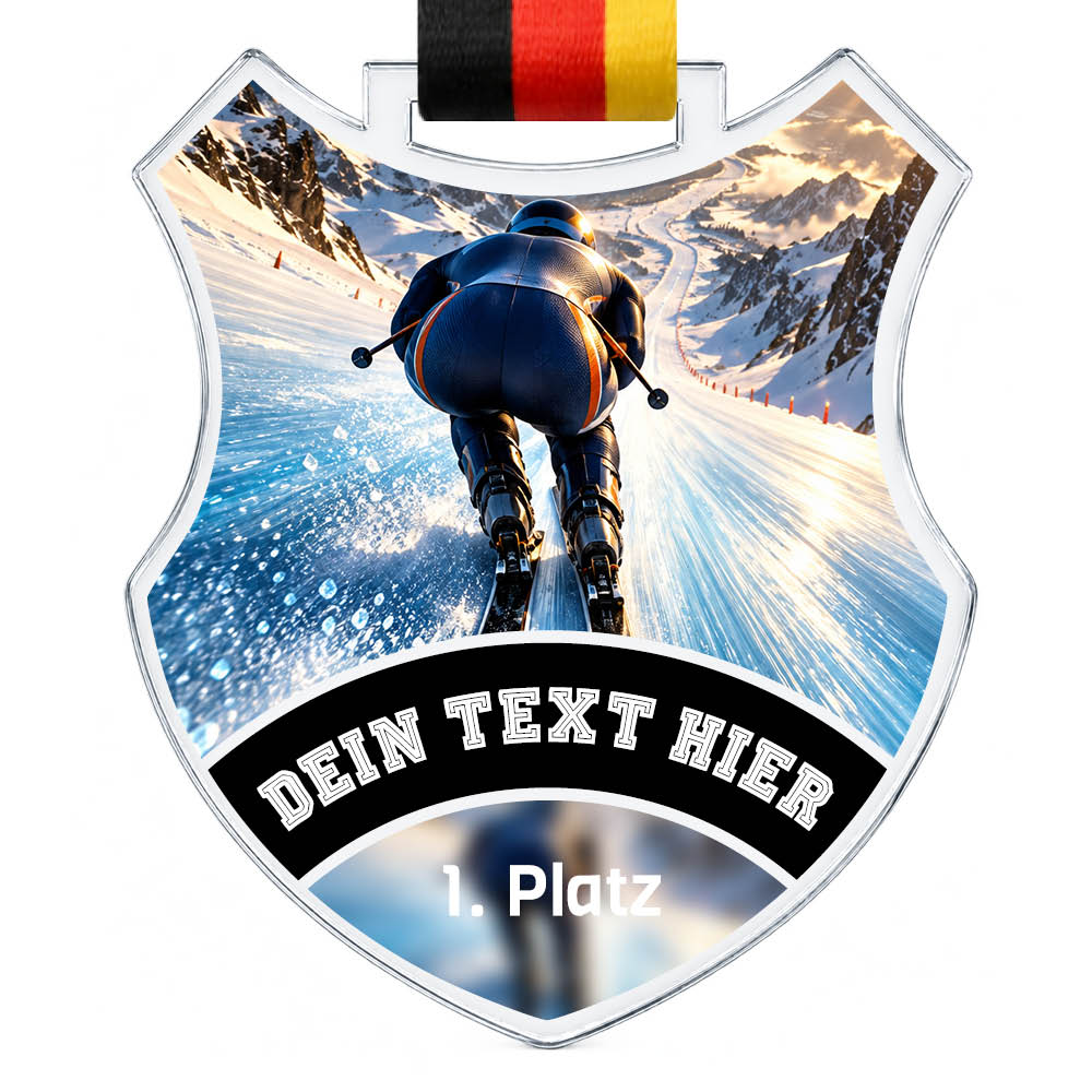 Signature Medaille Skilanglauf Wettkampf – Produktansicht