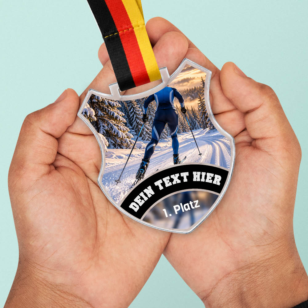Signature Medaille Skilanglauf – weitere Ansicht