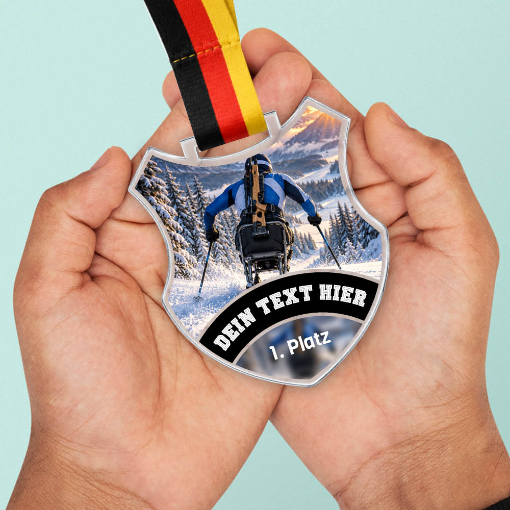 Signature Medaille Para Skifahren – weitere Ansicht