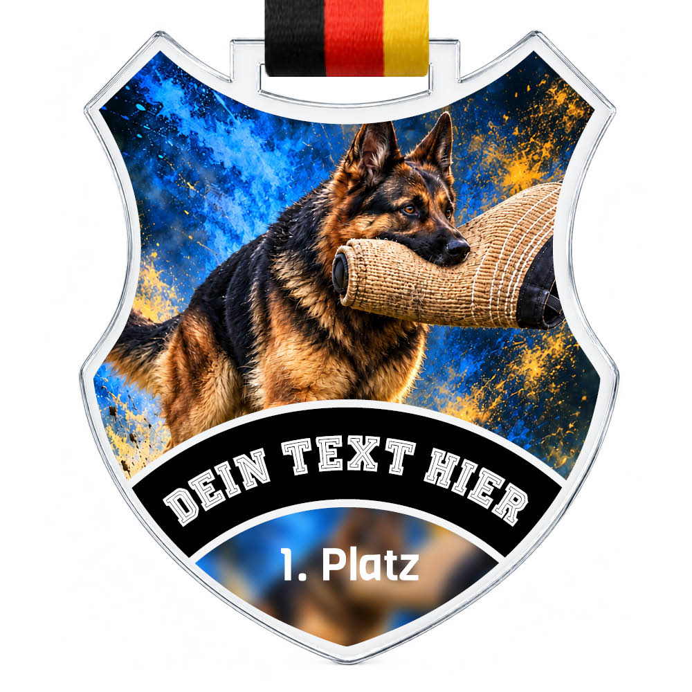 Wappen Medaille Gebrauchshundesport – Produktansicht