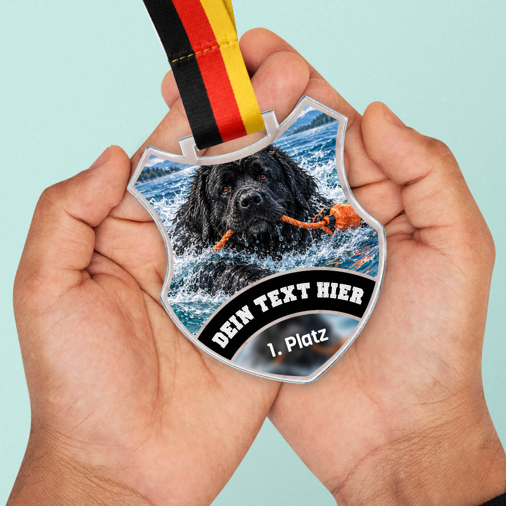Wappen Medaille Wasserarbeit – weitere Ansicht