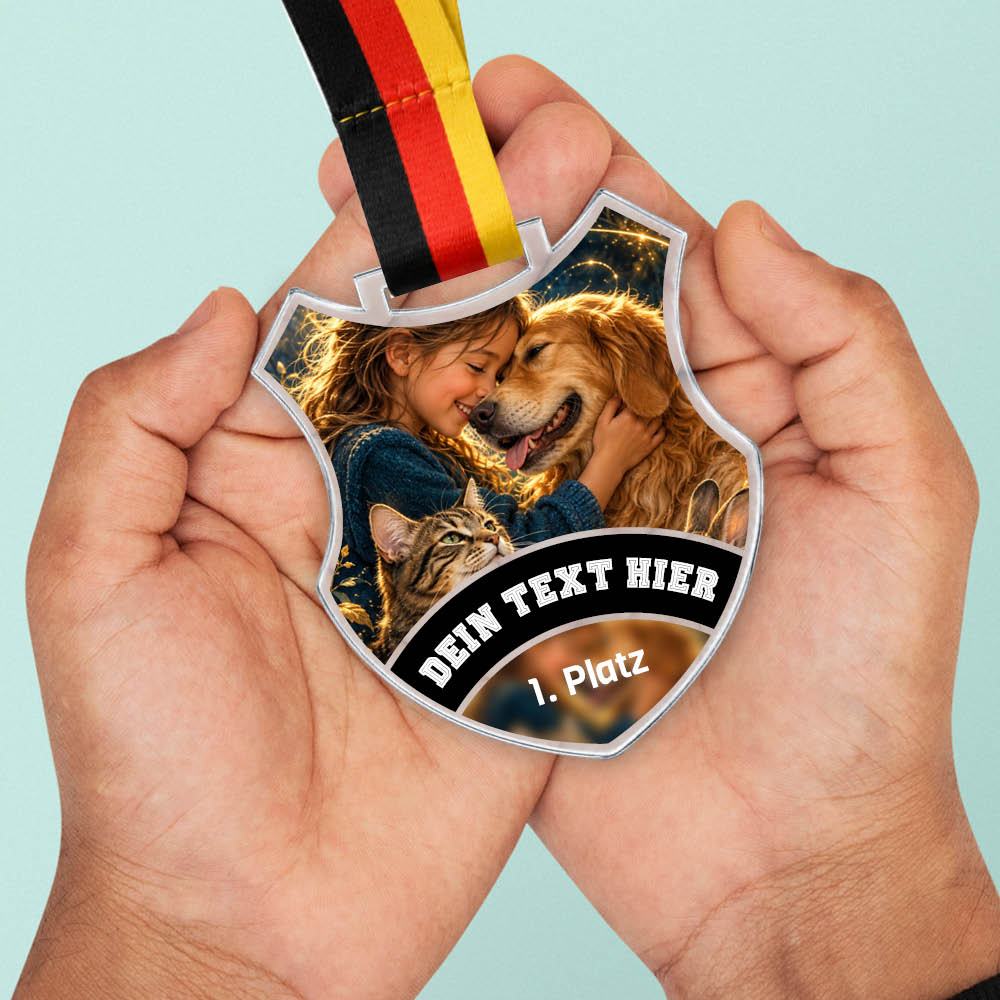 Wappen Medaille Tierfreund – weitere Ansicht