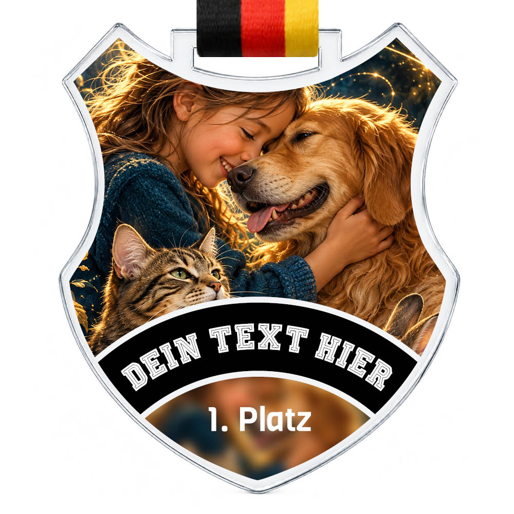 Wappen Medaille Tierfreund – Produktansicht