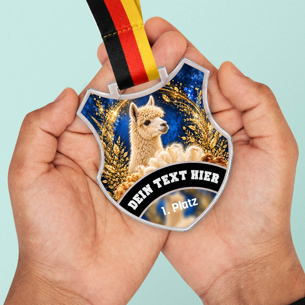 Wappen Medaille Vliesshow – weitere Ansicht