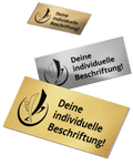 Sockelschild 45x15 mm