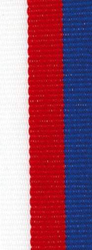 Halsband Weiß,Rot, Blau