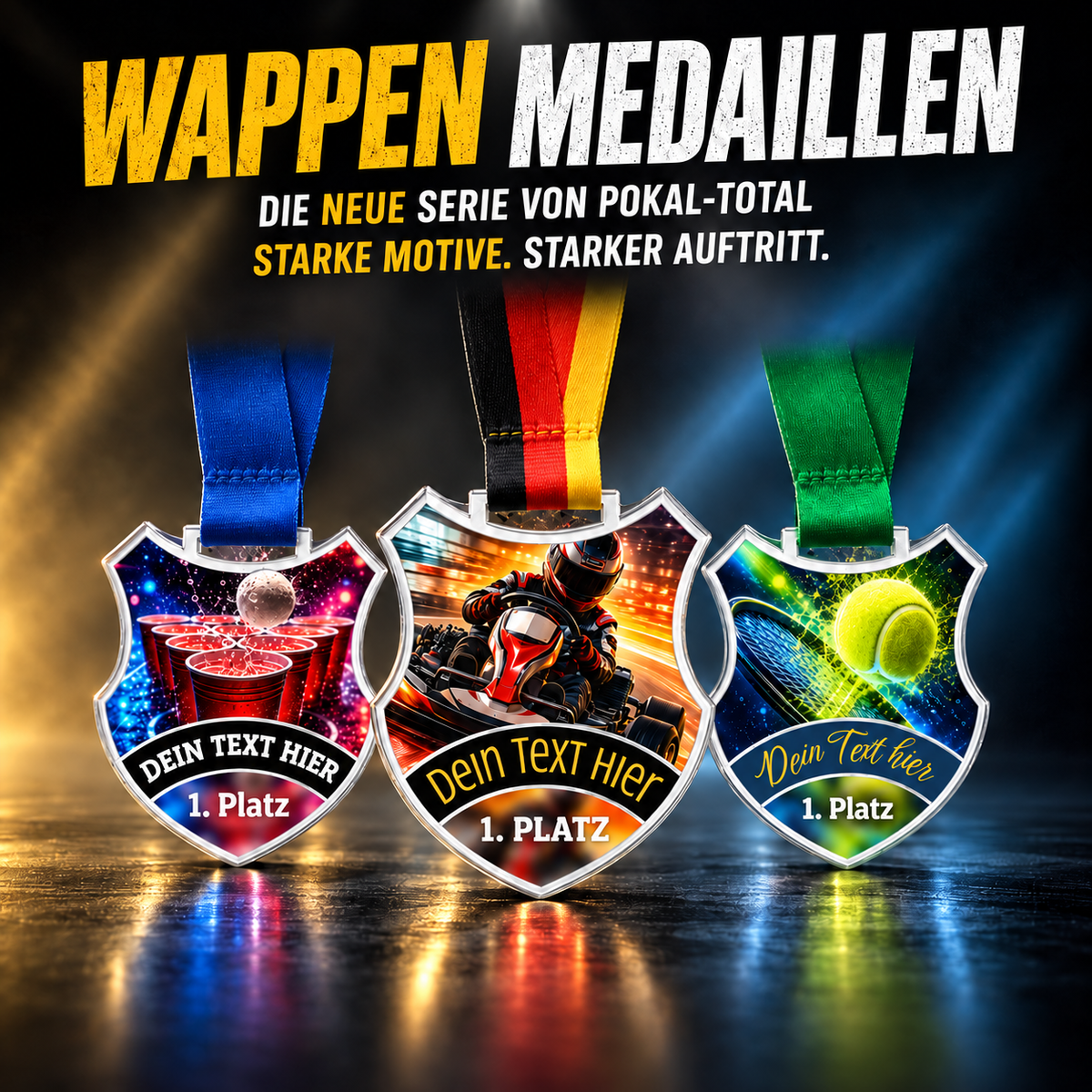 Wappen Medaille Angeln