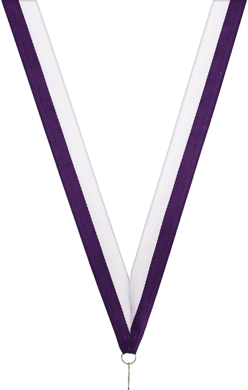 Halsband Lila, Weiß
