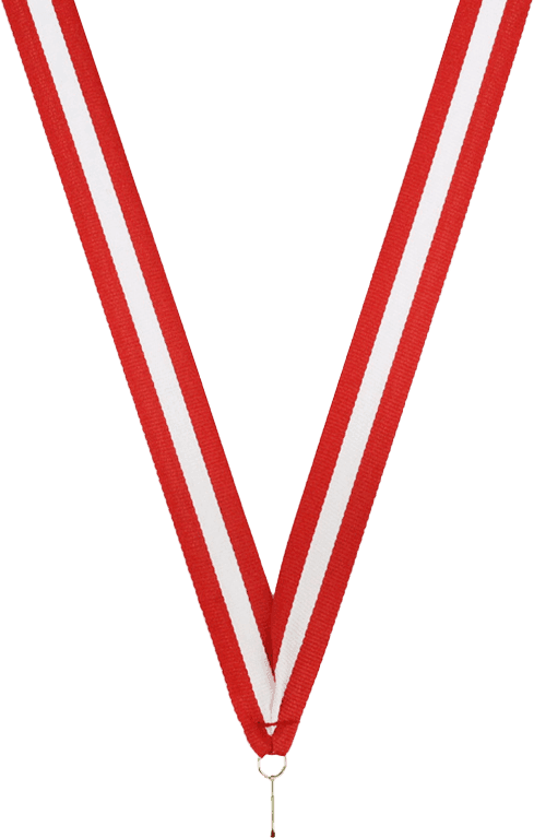 Halsband Rot, Weiß